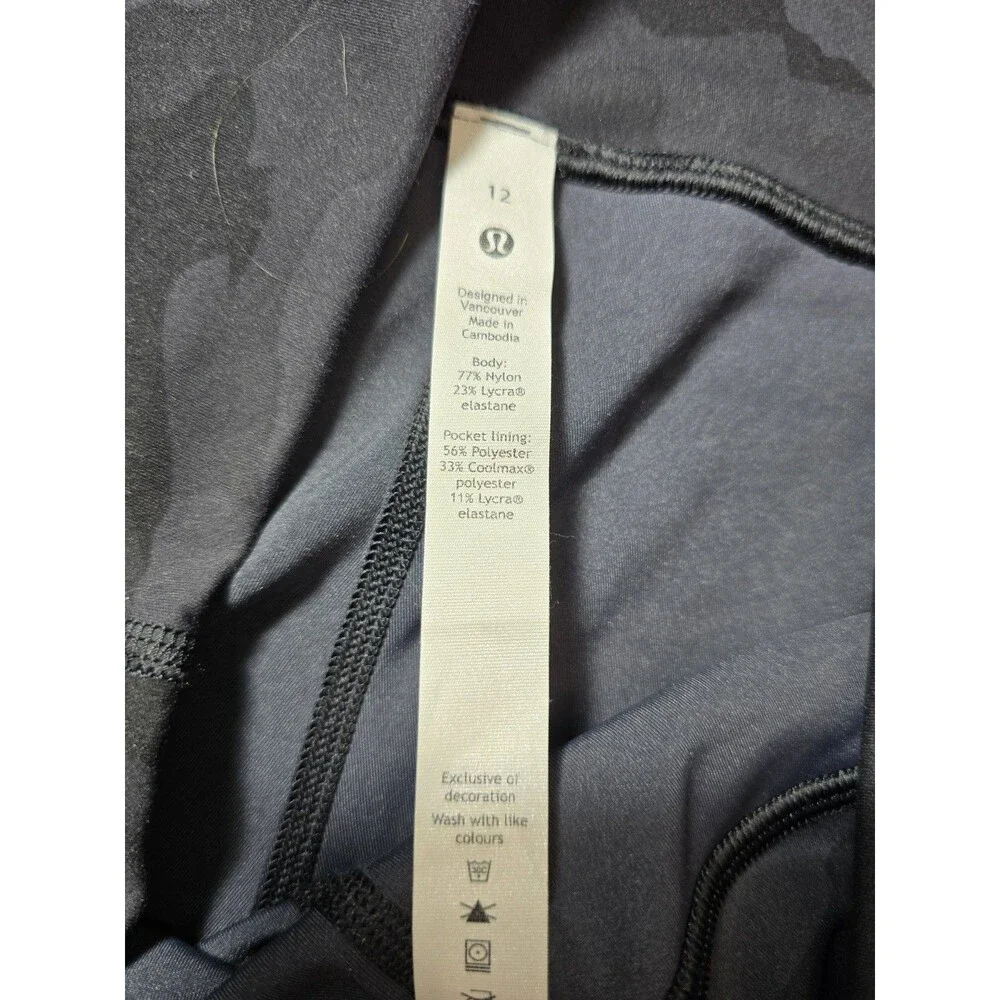 Lululemon Wunder Train High Rise Crop 21